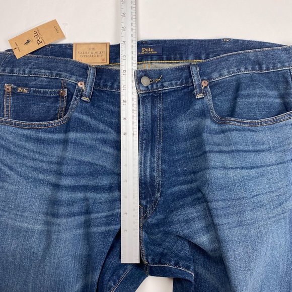 NEW Polo Ralph Lauren The Varick Slim Straight Jeans Mens 40 x 30 Stretch - Picture 12 of 15